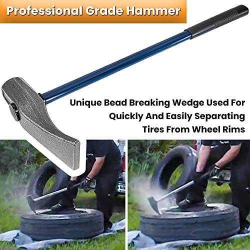 Replacement for Ken-Tool 35429 Bead Brkg Wg, 32 In, STL, Blue Black Tire Bead Breaker Wedge TG11E Duck-Billed Hammer For Passenger Car Truck Bus ATV UTV Farm Tractor Aircraft Tires