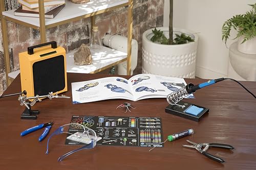 Jitterbug Deluxe Kit | DIY Soldering Kit for Beginners | Electronics Projects for Students & STEM Classes | Tools Included