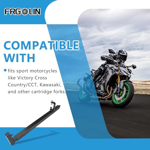 TFSC 01 Fork Spring Compressor Tool Fit for Replacing Front Fork Seals and Oil Seals on Most Current Sport Bikes and Road Racers etc Carbon Alloy Steel Powder Coated