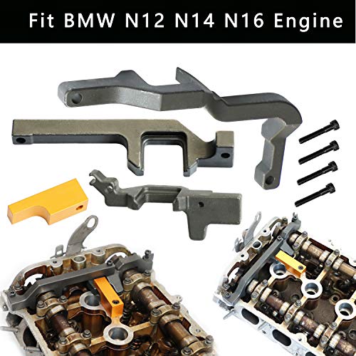 DPTOOL Camshaft Alignment Timing Tool Set Compatible with BMW Mini Cooper R55 R56 R57 R60 N12 N13 N14 N16 N18 1.4 1.6 Engine Timing Tool Kit 117 440, 119 340, 119 590, 496 709 - size: for N12 N13 N14 N16 N18