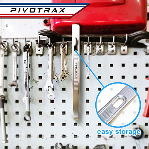 PIVOTRAX 15” Tire Mount | Demount Curved Iron Tire Lever | Wrench, Set of 2 Tire Spoons