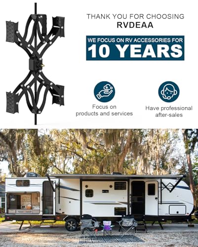 Black X-Shape Wheel Chocks Stabilizer XL [Extended Allow Drill Adjust], Double Sets 4'' to 17'' RV Tire Stabilizers Locked Chocks for Campers Travel Trailers Trucks, Wheel Scissor with Wrench - color: Black