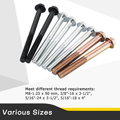 Car Steering Wheel Puller Compressor Remover Set | Automotive Steering Wheel Lock Plate Compressor Removal Tool Kit, for Most Cars, SUVs and Light Trucks