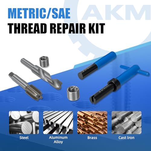 AKM 15PCS M20*2.5 Metric Thread Repair Kit
