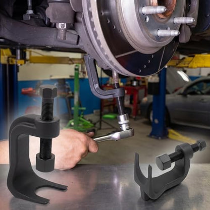 BBTO Ball Joint Puller Lower Ball Joint Separator Tool Adjustable Removal Tools for Balls with 2-3/8" Max Opening,Compatible with 3/4" Socket or Wrench for Cars, Trucks, SUVs