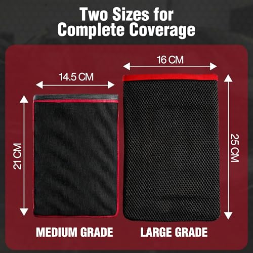 Premium Clay Mitt for Car Detailing (2 Pack) – Medium & Mesh Grade Synthetic Clay Mitt Gloves, Clay Bar & Clay Towel Alternative for Paint Decontamination on Cars, Glass, Wheels & PPF