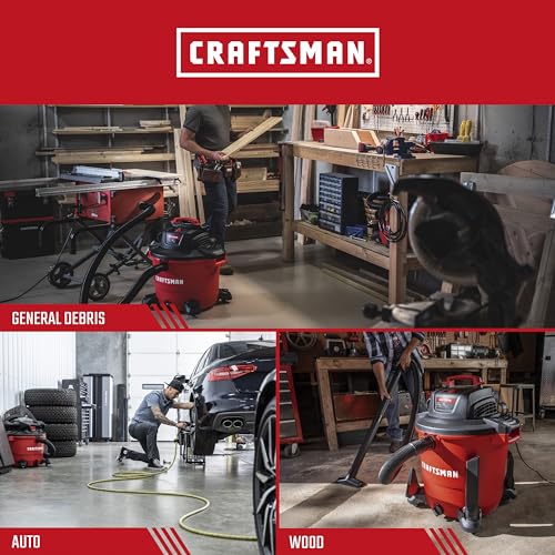 CRAFTSMAN CMXZVBE38749 Genuine 16-20 Gal. Wet Dry Vac Dust Collection Bags | For General Debris, Fits Most 16 and 20 Gallon CRAFTSMAN Shop Vacuums, Collects Dry Only Debris, Reduces Cleanup Time, 3-Pack - style: 16-20 Gallon General Purpose