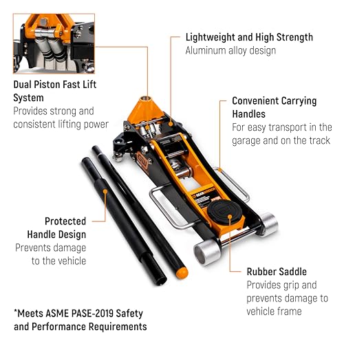 GEARWRENCH 2 Ton Aluminum Floor Jack | GWALFJ2T