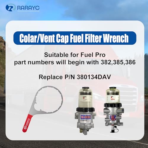 3 PCS Colar/Vent Cap Fuel Filter Wrench Set 4.6" 6" 8" Compatible with Detroit Diesel Truck Engines, Navistar Engines Diesel DD13, DD15, DD16, Peterbilt & Cummins Diesels - size: 4.6" 6" 8" Set