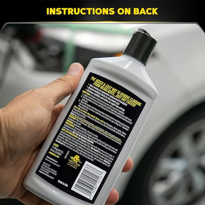 Meguiar's PlastX Clear Plastic Polish, Headlight Restoration Polish, Plastic Cleaner & Scratch Remover, Restores Clarity, Removes Yellowing, Oxidation & Cloudiness, 10 Oz - size: 1 Pack