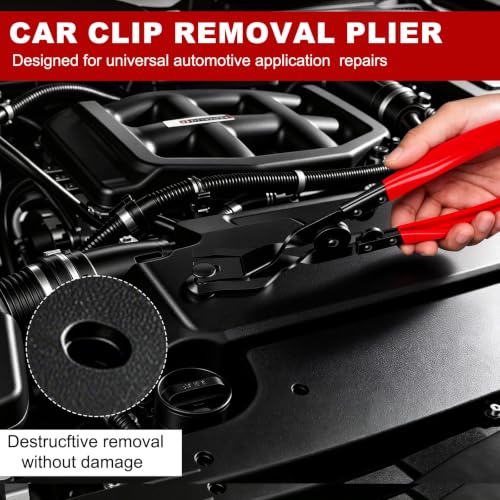 5 PCS Electrical Disconnect Pliers, Automotive Electrical Connector Separator, Electrical Plug Connector Disconnect Tool Car Clip Removal Plier Kit for for Cars, Trucks & SUVs