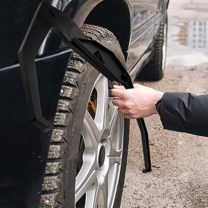 PRETYZOOM Portable Tire Balancer Caliper Measuring Tool for Tire and Wheel with Simple Operation and Damage Resistant Black Plastic Design for Personal Application and Vehicle Repair