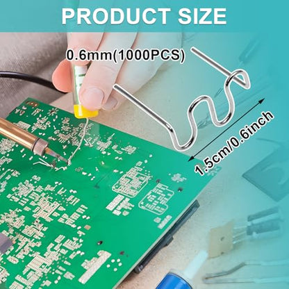 1000PCS 0.6mm Plastic Welding Rods | Hot Staples Plastic Repair Machine, Fix Repair Car Bumpers and Crafts - size: 0.6mm