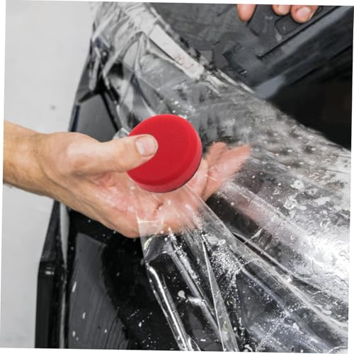 VOSAREA Car Polishing Pads 6-Piece Set Hand Waxing and Buffing Sponge Applicators Compatible Car Buffers and Polishers for