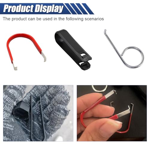 3PCS Car Wheel Lug Cap Removal Tool Set, Universal Car Wheel Bolt Cap Removal Tool Hook & Nut Caps Lug Puller, 3 Type Car Wheel Hub Bolt Nut Cover Remover for Most Vehicles