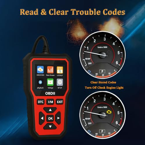 OBD2 Scanner for Mercedes-Benz GLB-Class 2020 2021 2022 2023 2024 2025, Car Diagnostic Tool and Code Reader, Live Data, I/M Readiness, Battery Voltage Display, Easy to Use