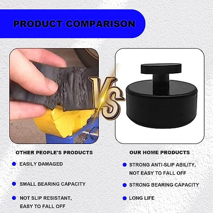 4Pcs Jack Pad Jacking Lift Pad Compatible with Chevrolet Corvette C5 C6 C7, Rubber Lift Point Adapter Jack Pucks Vehicles Accessories-Durable Rubber Jacking Lift Puck Set - Jack Pad Kit