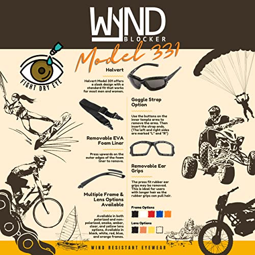 Motorcycle Riding Glasses Extreme Sports Wrap Sunglasses - color: Blue | Smoke