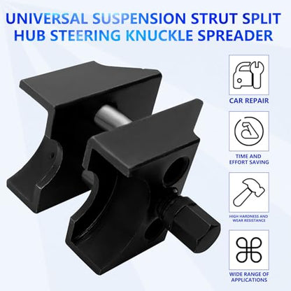 ZKTOOL Suspension Strut Spreader ，Lower Arm Ball Joint Spreader，Knuckle Spreader Strut Split Tool ，Compatible with VW Audi BMW Ford Peugeot Citroën，Shock Absorber Ram Strut Remover，Ball Joint Spliter - size: 1.8"