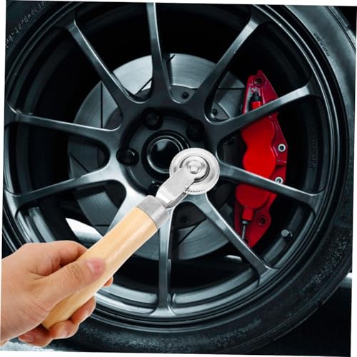 2pcs Tire Patch Roller Kit Ergonomic Tire Repair Tool for Cars Motorcycles Handle for Secure Repairs