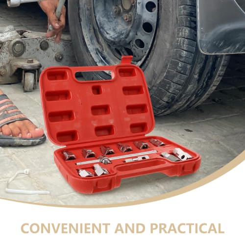 12pcs Chrome Alloy Oil Drain Socket Set for Automotive Tools, Versatile and Highly Resistant to Break, Lightweight Design for Oil Drain Operations and Professional Use