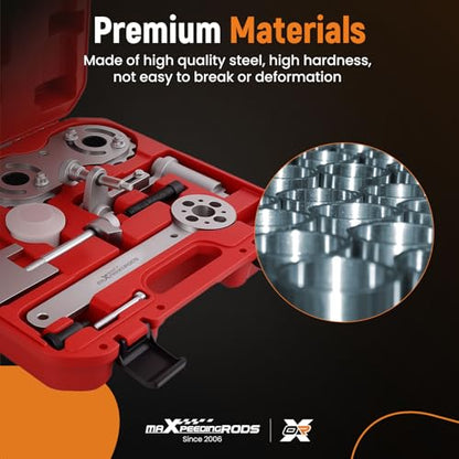 maXpeedingrods Engine Camshaft Alignment Tool Kit for Volvo 2.0T S60 S80 V40 V60 V70 XC60 XC70 XC90, Timing Tool Kit for B4204 B4154 Engines (8-Speed Transmission), Red - size: 2.0T Engine