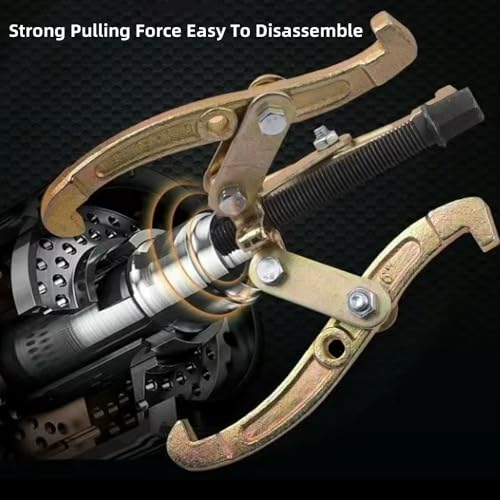 3 Jaw Gear Puller, Jaw Puller with Reversible Jaws for Removal | Heavy Duty Gear Extractor Tool for Automotive Wheel, Pulling Kit 10 Inch - size: 10inch
