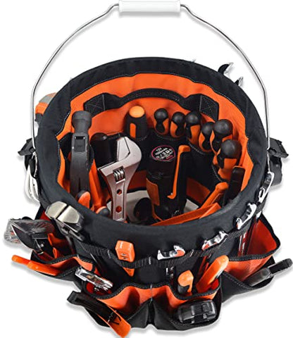 WELKINLAND 5 gallon bucket tool organizer, 5 gallon bucket holder, bucket liner, Bucket tool organizer, Tool bucket, Bucket tool bag, Bucket organizer, Bucket bag organizer, Bucket organizer