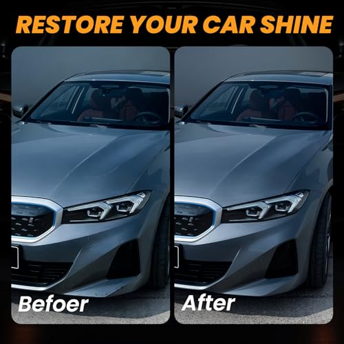Cordless Car Buffer Polisher Machine, 28 PCS Complete Set & 2X21V Batteries | 6 Variable Speeds Random Orbital Polisher For Car Detailing, Scratch Removal, Waxing & Repair