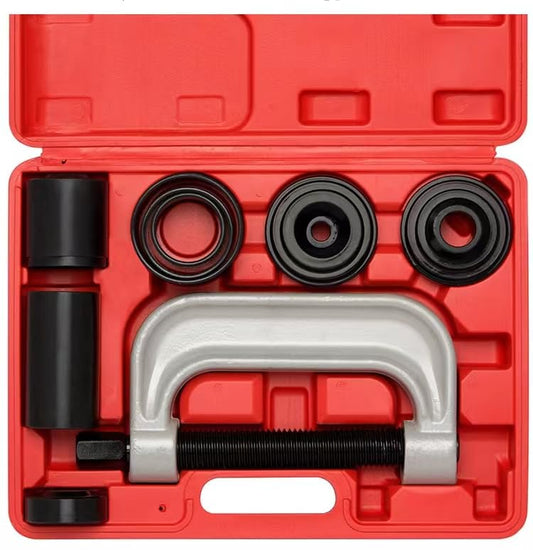 Ball Joint Removal Tool Kit,10PC Ball Joint Press Kit for Most 2WD 4WD Cars and Light Trucks(Red) - color: Red