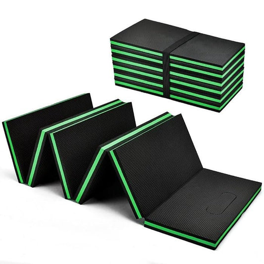 Heavy Duty Kneeling Pad with Carry Handle - Waterproof Non-Slip EVA Foam Mat for Garage, Workshop, and Garden - color: Green