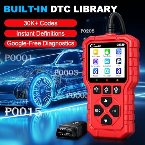 LAUNCH CR329 OBD2 Scanner Diagnostic Tool, Universal Car Check Engine Light Code Reader Read Clear Error Codes, OBDII Auto Scan Tool Live Data Battery Test Engine Analyzer for 1996-2026 All Vehicles