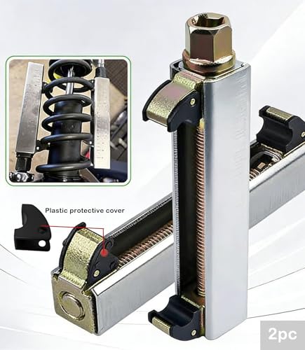 Upgarded Motorcycle Bike Shock Coil Spring Compressor Tool Kit Compatible with Honda Suzuki Yamaha Kawasaki CB KZ XS GS 550 650