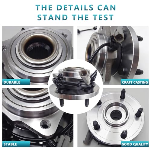 513234 Front Wheel Bearing Hub Assembly for Jeep Grand Cherokee Commander 2005 2006 2007 2008 2009 2010 (2PCS) - size: 513234