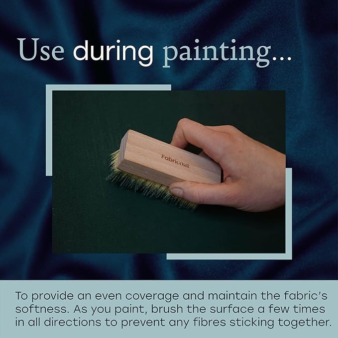 Fabricoat Soft Bristle Brush – Cleaning Brush – Hand Brush – Deep Cleans and Easily Lifts Dirt from Fabric and Upholstery - style: Soft Bristle Brush
