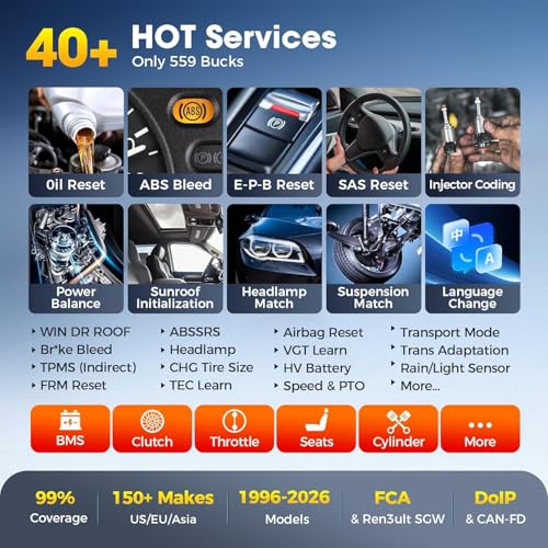 Autel MaxiCOM MK900 Bidirectional Scanner: 2026 Up of MaxiCheck MX808S MK808S, Work as MK900-BT MK900BT MX900 OBD2 Diagnostic Tool w/ 3000+ Active Test, 40+ Service, CAN-FD&DOIP, All System, FCA 11 OS
