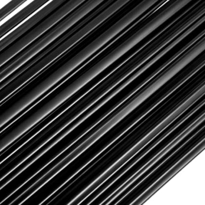 50 Pcs Plastics Welding Repair Rods Strips Kit 9.8 In Plastic Welder Black PP Plastic Welding Rods for Hot Air Welder Machine Car Bumpers Daily Repair | Plastic Welding Repair Rods Strips Kit, for Hot Air Welder Machine Car Bumpers Daily Repair