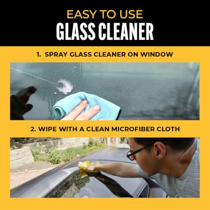 Legendary Glass Cleaner 64oz (Half Gal.) - Auto Window Cleaner Spray for Car Windows & Windshield - No Streaks, Ammonia-Free, Tint Safe - Interior/Exterior Use - size: Glass Cleaner 64oz (Half Gallon)