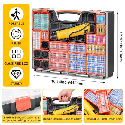 2066Pcs Heat Shrink Solder Seal Wire Connectors Kit with Heat Gun and Wire Stripper Crimping Tool, Waterproof Heat Shrink Wire connectors Electrical Wire Terminals for Marine Electrical - size: 2066Pcs with Heat Gun