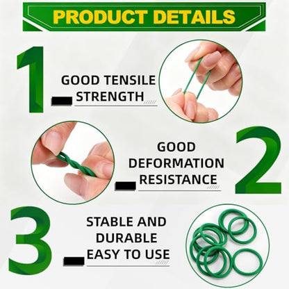 372 Pieces Car Air Conditioning Repair Kit, Car A/C R12 R134a Rubber O-Ring Set AC Valve Cores Accessories Kit with Double Head Removal Install Tool, Tire Valve Stem Cores for Most Car