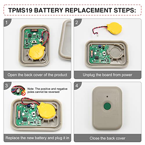 JDIAG TPMS Sensor Tool, TPMS Relearn Tool for Ford F150 Lincoln Mercury Auto TPMS Reset Sensor Programming Training Tools Tire Pressure Monitoring System (TPMS-19 / 8C2Z-1A203-A)