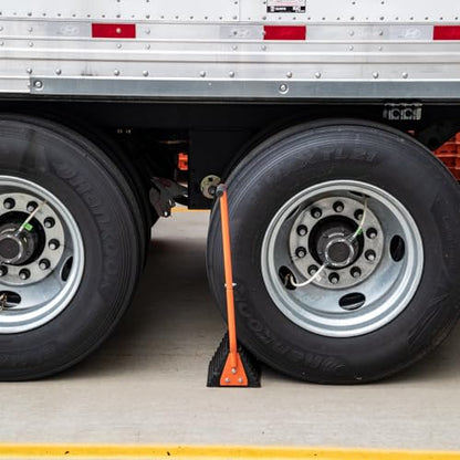 Buyers Products WC1087 Rubber Wheel Chock with Bolt-On Handle, Anti-Slip Wheel Stopper for Trucks, RVs, Trailers, Campers & Cars, Tire Chock Stabilizer