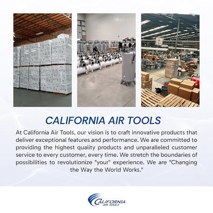 California Air Tools CAT-60040CAD 4.0 HP Ultra Quiet and Oil-Free Air Compressor, 60 Gallon Steel Tank, 75 dBA Noise Level - style: 60 Gallon ASME Tank