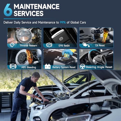 2026 BOSSCOMM eTouch770 diagnostic scanner Upgraded from IF745 Code Scanner, All-System OBD2 code reader with 6 Resets, ABS, SAS Calibration,Oil,Throttle, EPB, BMS, Lifetime WiFi Free Update,Auto Vin.