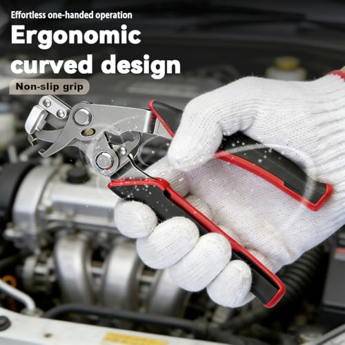 Car Clip Pliers Fastener Removal Tool Alloy Steel Disassembly | Removes push clips, rivets & buckles without scratching. Alloy steel vs cheap plastic. Ergonomic grip reduces fatigue.1 pcs