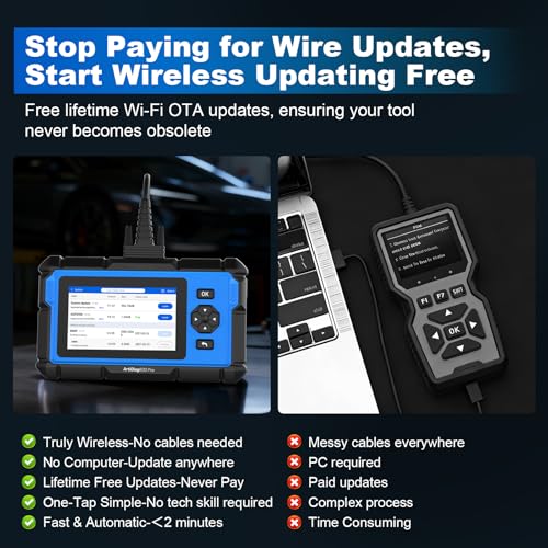 ArtiDiag600 Pro OBD2 Scanner Diagnostic Tool - TOPDON Automotive Scan Tool with Full Systems, Car Code Reader with 9 Reset Services for DIY & Professional, Lifetime Free Update