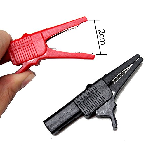 Aidetek Automotive Test Lead Kit Insulation Piercing Test Clip Large Crocodile Clips Flexible Spring for Multimeter Meter Test Probes Test Leads Set Probe CE Certificate TLP20163
