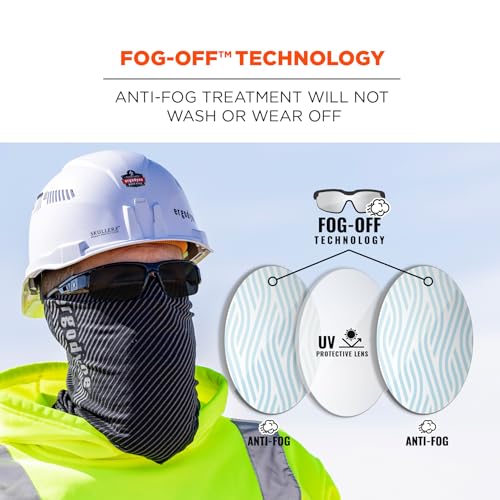 Ergodyne Unisex Skullerz Dagr Anti-fog Safety Glasses - color: Smoke Lens, size: Kryptek Highlander Frame
