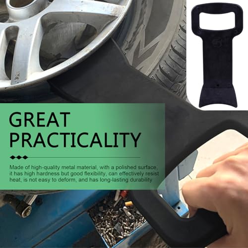 Tyre Changer Bead Pressing Clamp, Run-flat Tire Bead Press Tool, Heavy Duty Centre Rim Drop Clamp, Universal for Most Cars, Trucks, SUVs (Black)
