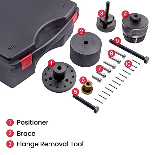 maXpeedingrods Front Crankshaft Seal Removal Kit | Crankshaft Oil Seal Remover and Installer Kit for N40 N42 N45 N46 N52 N53 N54 Engines
